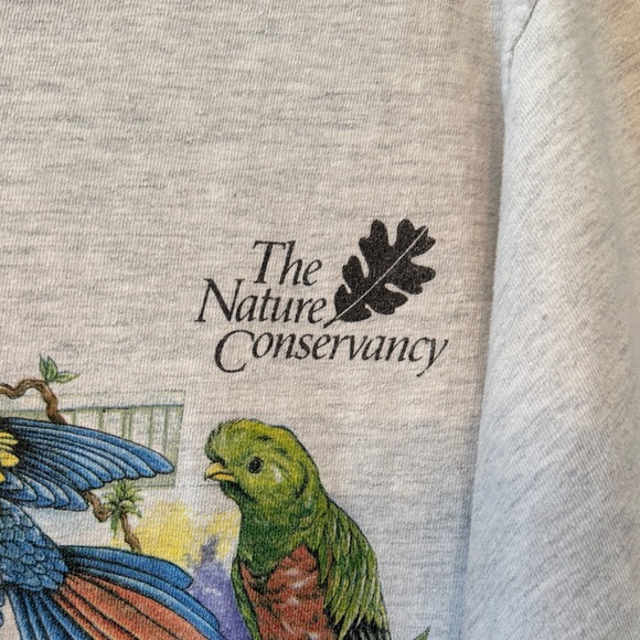 Vintage Nature Conservancy Rainforest Graphic Tee Single Stitch - Picture 2 of 6